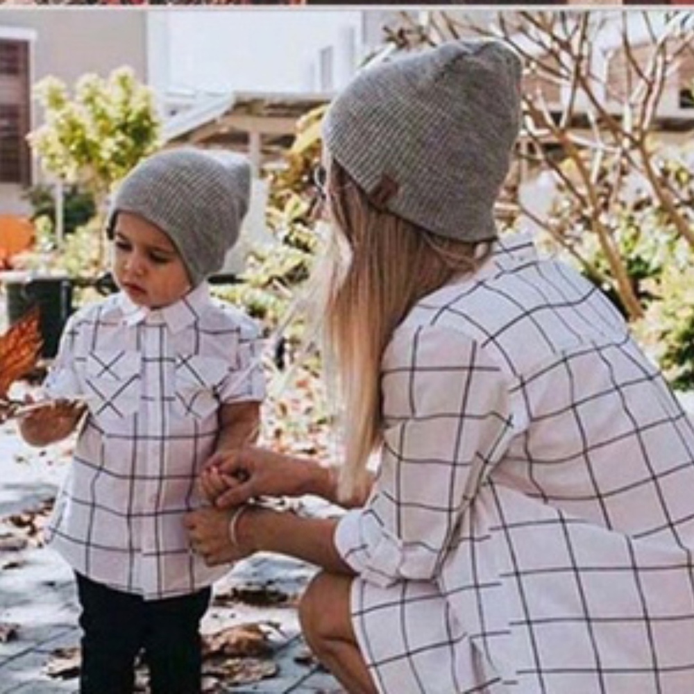 Grey Knit Beanie